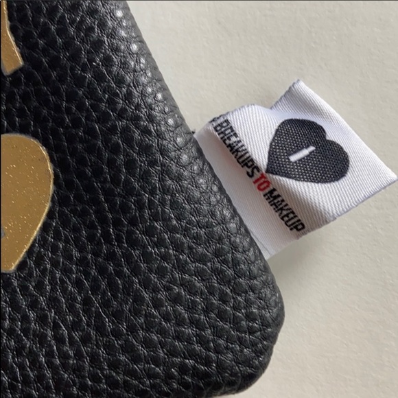 BREAKUPS TO MAKEUPS Vegan Zip Top Cosmetic Bag - Picture 4 of 10